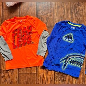 2 Boys Adidas Long Sleeve Tops
